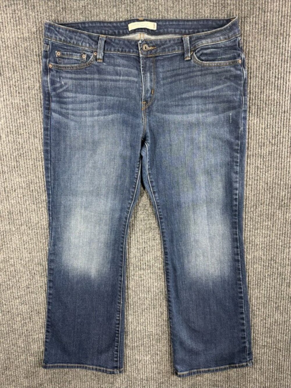 Levis 545 Low Boot Cut Jeans Womens 16S 36x28.5 Stretch Denim Flap Pocket Y2K